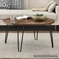 living furniture airy stainless steel coffee table