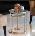 stainless steel small side table