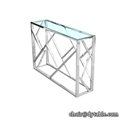 modern luxury console table stainless steel table