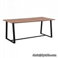 Modern dining room furniture table style material stainless steel table