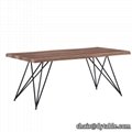 Modern dining room furniture table style material stainless steel table