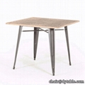 Tables Top with iron legs Dinning Table