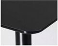 Wholesale Modern Polypropylene Wood Legs Classic Look Black Dining table 3