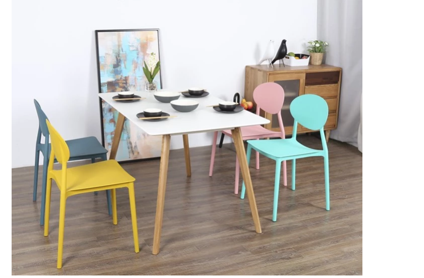 china modern plastic stackable restaurant table chairs for sale  4