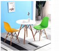 Wholesale high quality home furniture colorful modern pp plastic dining chair 7
