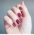 Lavender flat manicure 1