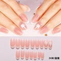 Pink French manicure