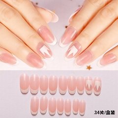  Pink French manicure