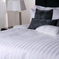 Eliya Fitted Queen King Size 100% Cotton White Bedding Quilt Bed Cover Sheet Set 2