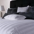 Eliya Fitted Queen King Size 100% Cotton White Bedding Quilt Bed Cover Sheet Set 3