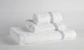 Eliya ISO9001 woven embroidered towels bath set luxury hotel 100% cotton