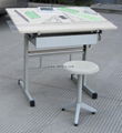工程製圖桌繪圖桌機械製圖桌機械教室學生桌教師桌 2