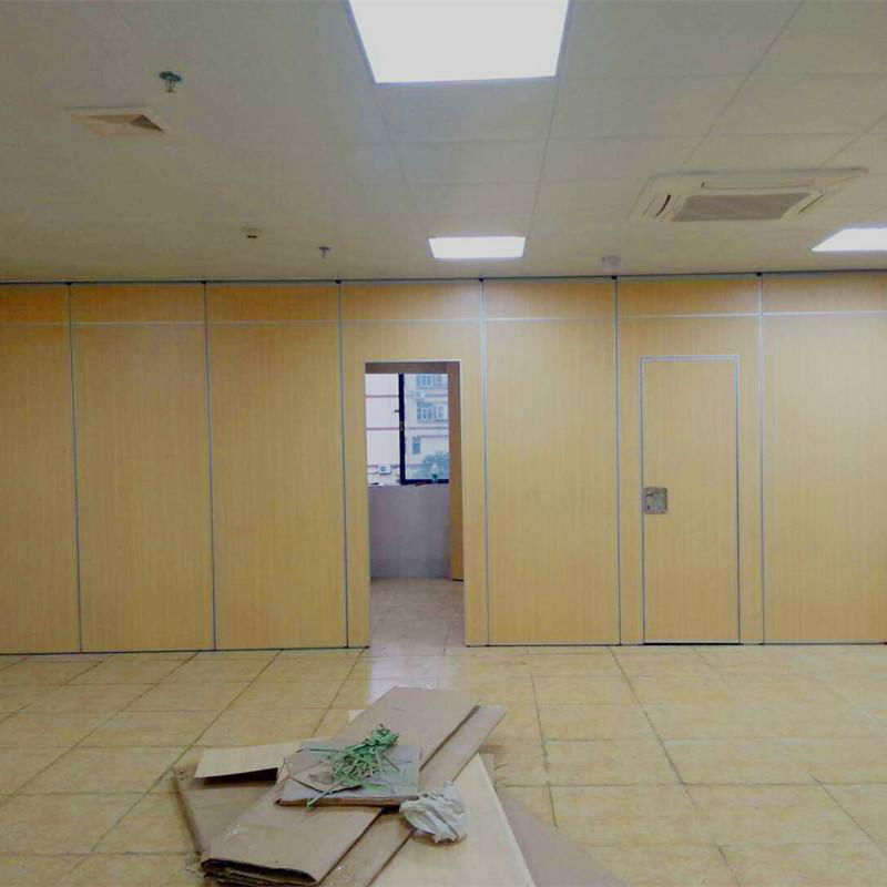 Acoustic Office Villa Sliding Door Partition Wall With Fabric Melamine For Hotel 3