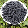 Gas phase adsorption columnar pelleted