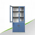 Stainless Steel Large Capacity Storage Filing Cabinet with Swing Door