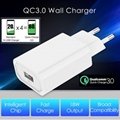Mobile Phone Charger 18W USB Charger Single Port QC3.0 Fast Charger Quick Charge