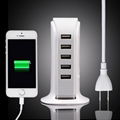 5 Port Multi USB Charger Desktop Wall