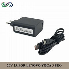 20V 2A 40W Tablet PC Charger For LENOVO Yoga 3 Pro Yoga 900S laptop AC Adapter
