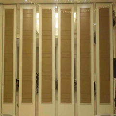 Folding sliding folding partition wall