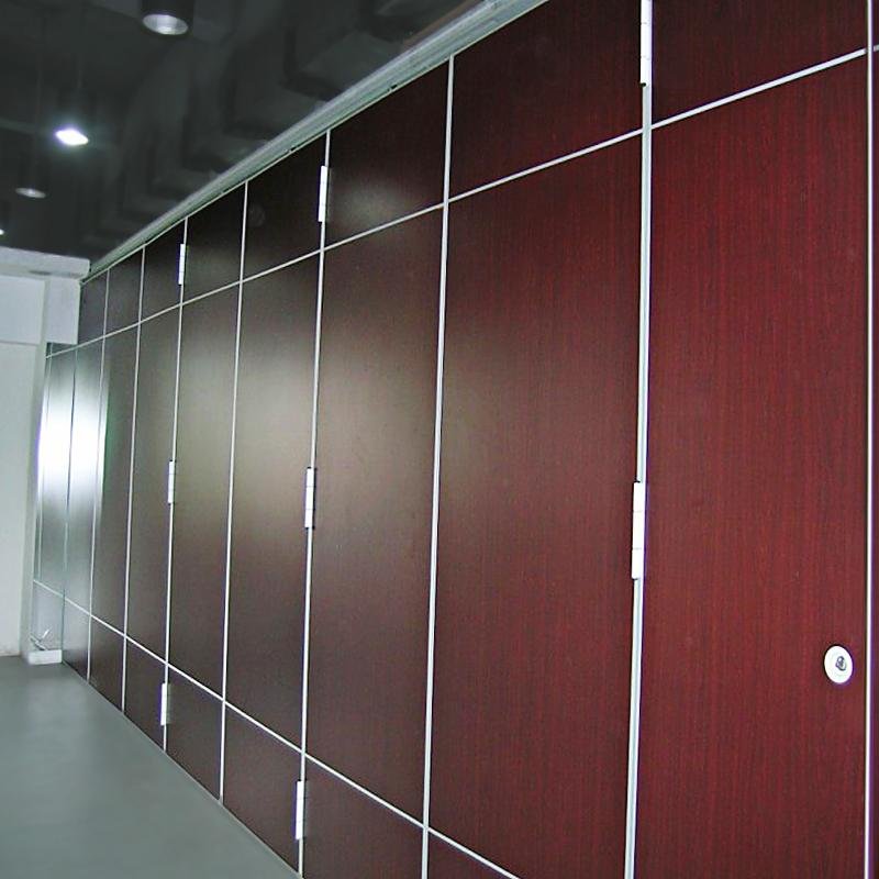 Banquet removable moveable wall partition system with manual operating system 5
