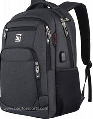 Laptop Backpack Business Travel Anti Theft Slim Durable Laptops Backpack with US