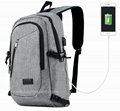 Travelambo Business Water Resistant Polyester Laptop Backpack Travel Bag with US