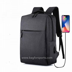 Travel Computer Backpack, Business Laptop Backpack with USB Charging Port，Water 