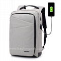 Lightweight Laptop Backpack USB Port Water Resistant 15.6 Inch Business Slim Bac 1