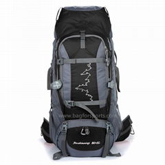 80L Waterproof Lightweight Hiking Backpack Outdoor Sport Daypack Travel Bag for 