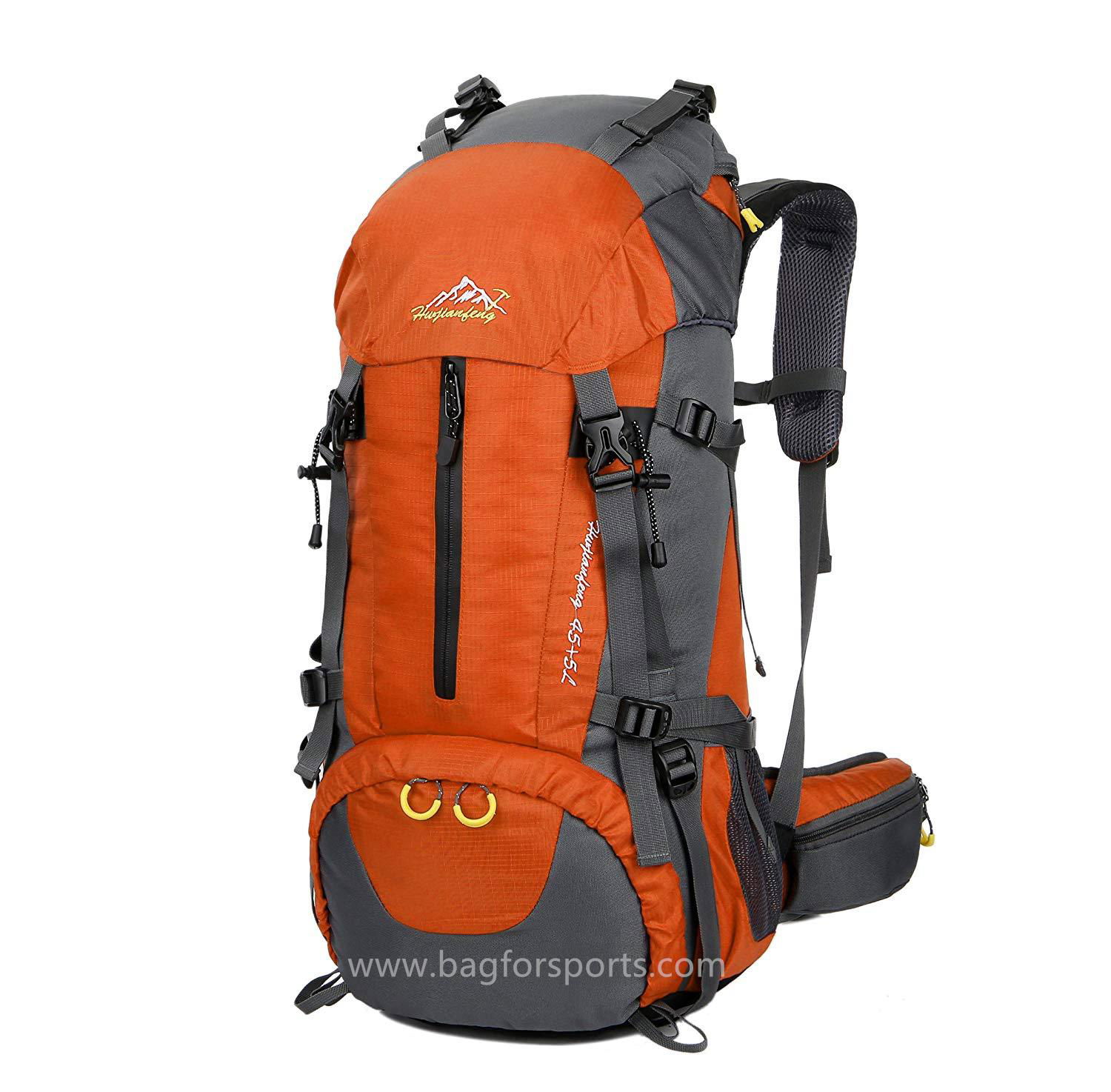 50L(45+5) Waterproof Hiking Backpack - Outdoor Sport Daypack with Rain Cover for