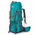 80l hiking backpack waterproof lightweight for Women Men with Waterproof Rain Co 2