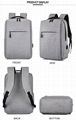 Travel Computer Backpack, Business Laptop Backpack with USB Charging Port，Water  2