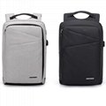Lightweight Laptop Backpack USB Port Water Resistant 15.6 Inch Business Slim Bac 5