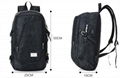 Backpack with USB Charging Port Laptop Backpack Travel Bag Camping Outdoor (Blac 4