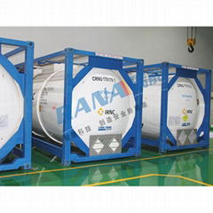 PTFE lined ISO container for electronic chemicals