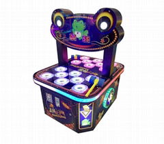 double players hammer hitting crazy frog redemption arcade game machine