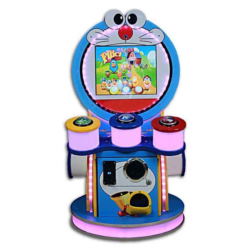 double players hammer hitting crazy frog redemption arcade game machine  4