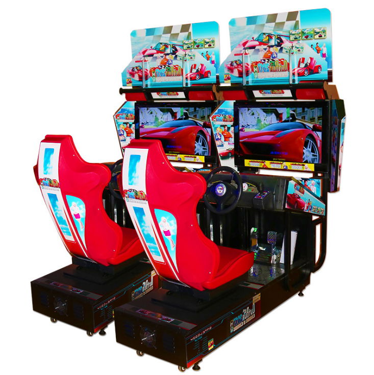 大型模拟机赛车游戏机 3