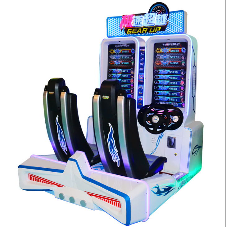 Indoor amusement coin operated  simulator arcade outrun racing game  4