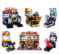 Indoor amusement coin operated  simulator arcade outrun racing game  5