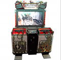 Ruined attack video shooting game machine double shooting gun game machine 1