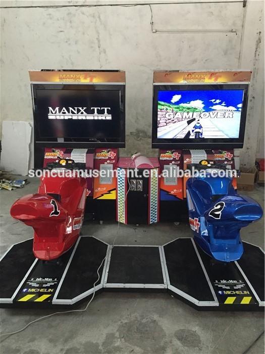 Double TT motorcycle arcade racing game machine  2