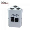 wedge par light 3pcs 18W led battery wireless dmx512 with remote control  2