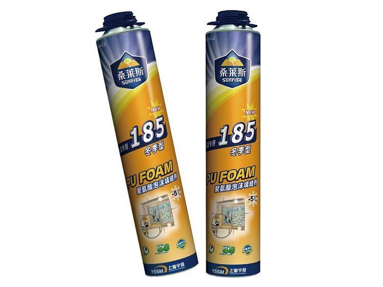 桑萊斯F185冬季型單組份槍式聚氨酯泡沫填縫劑
