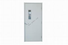 steel fire door with louver