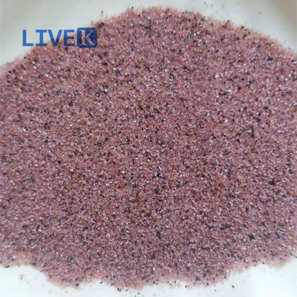 pink garnet sand abrasive 80 mesh for water jet cutting  3