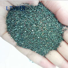 Natural garnet abrasive green garnet 20/40 mesh,30/60mesh, 80mesh for sale 