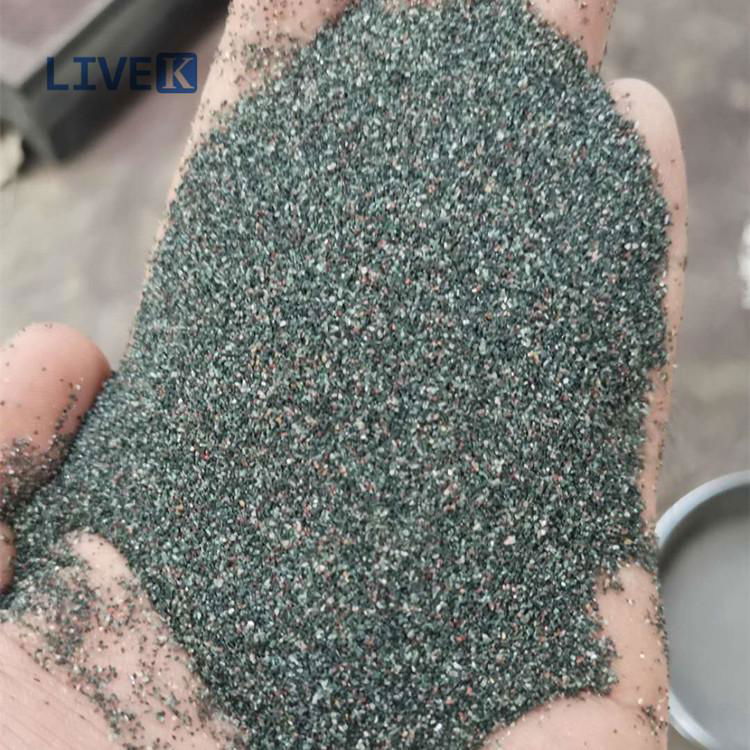 Natural garnet abrasive green garnet 20/40 mesh,30/60mesh, 80mesh for sale  2