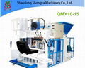 QMY10-15 Big production mobile hydralic concrete block making machine 1