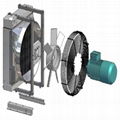 Cooling system package including fan